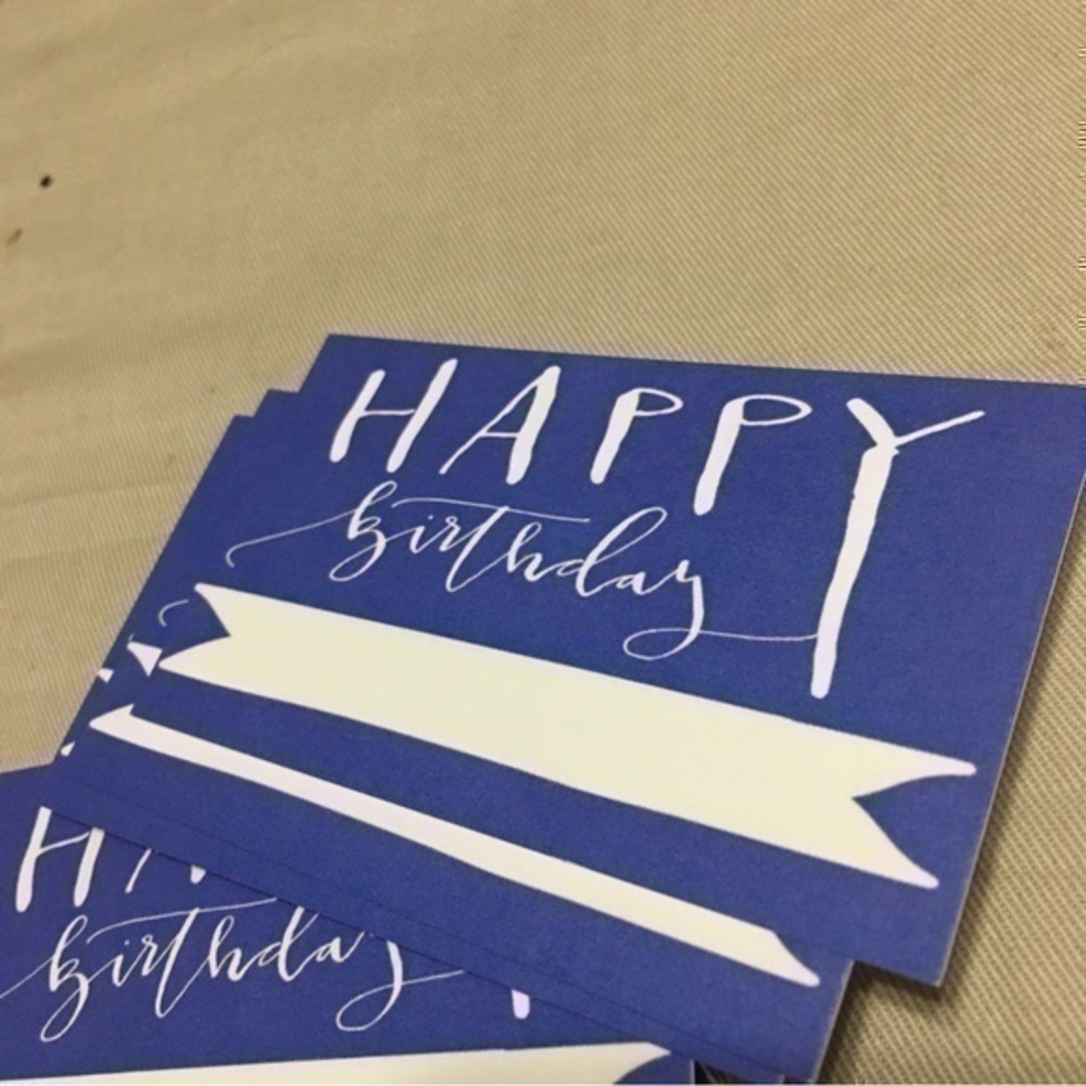 Set of 42 Happy Birthday gift tags